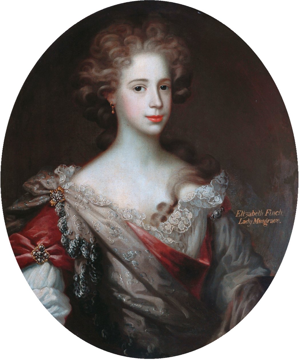 Elizabeth Finch, Lady Musgrave (huile sur toile) - Artist Unknown