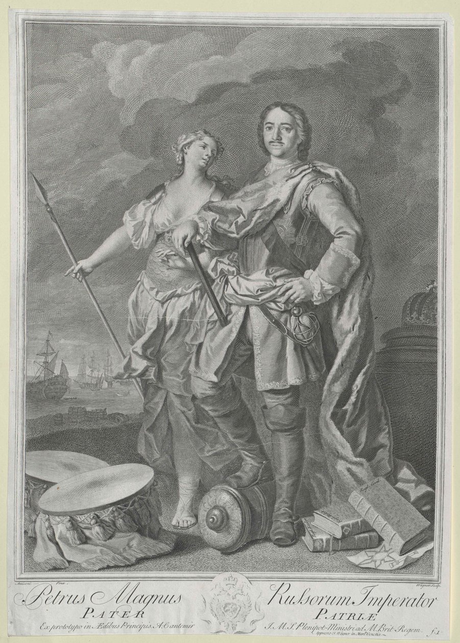 Empereur de Russie Pierre Ier le Grand - Artist Unknown