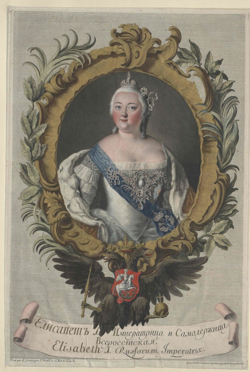 Impératrice de Russie Elisabeth - Artist Unknown