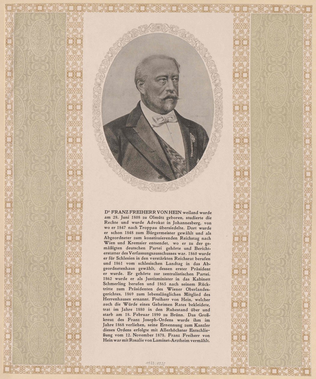 Franz Baron Hein - Artist Unknown