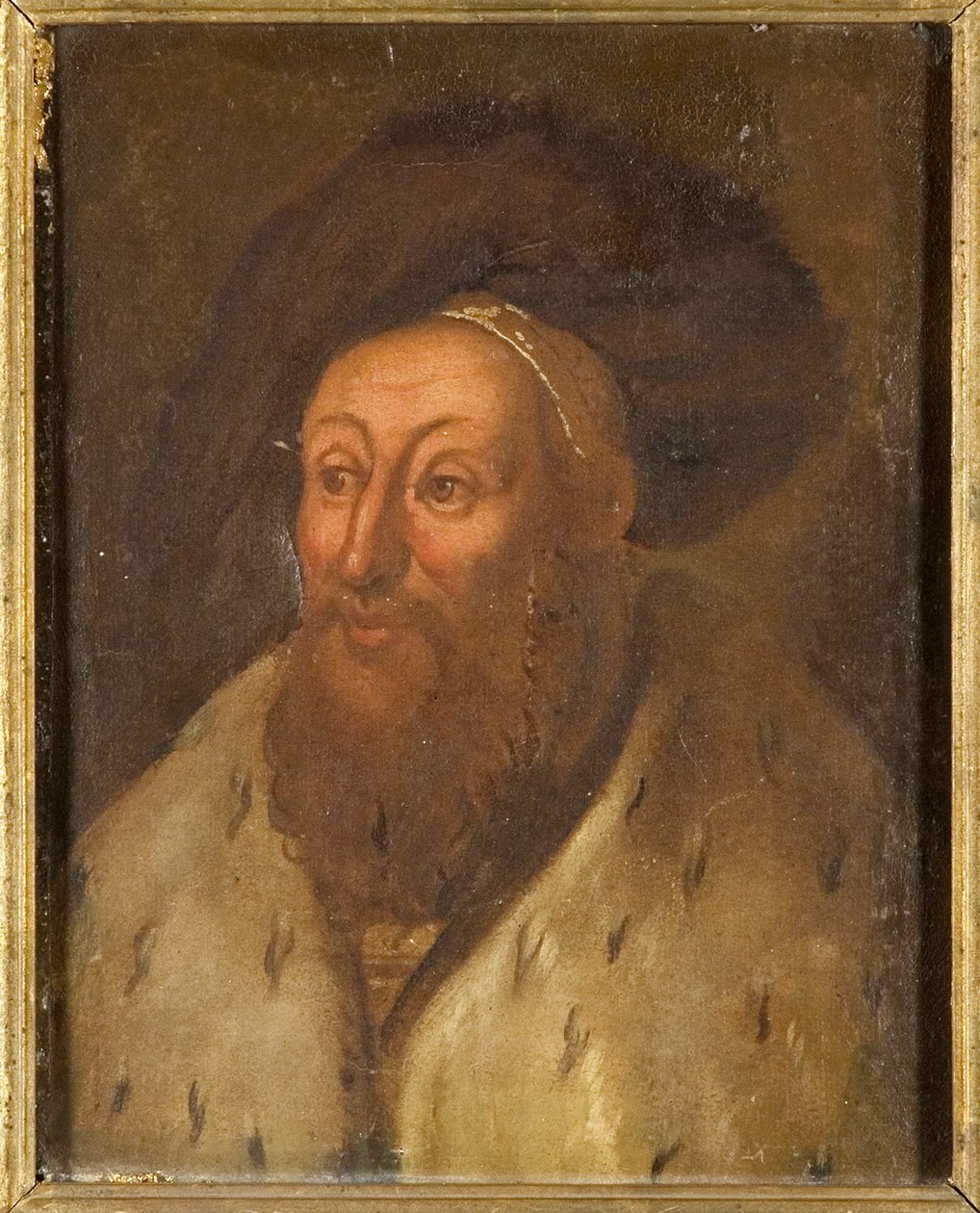 Georg es Le Barbu, duc de Saxe (huile sur toile) - Artist Unknown