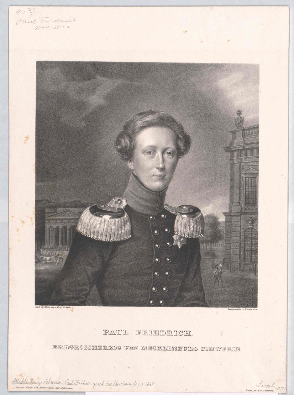 Grand-Duc de Mecklembourg Paul Frédéric - Artist Unknown