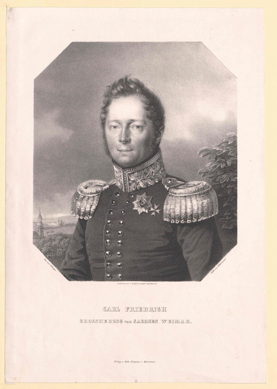 Grand Duc de Saxe-Weimar Eisenach Karl Friedrich - Artist Unknown