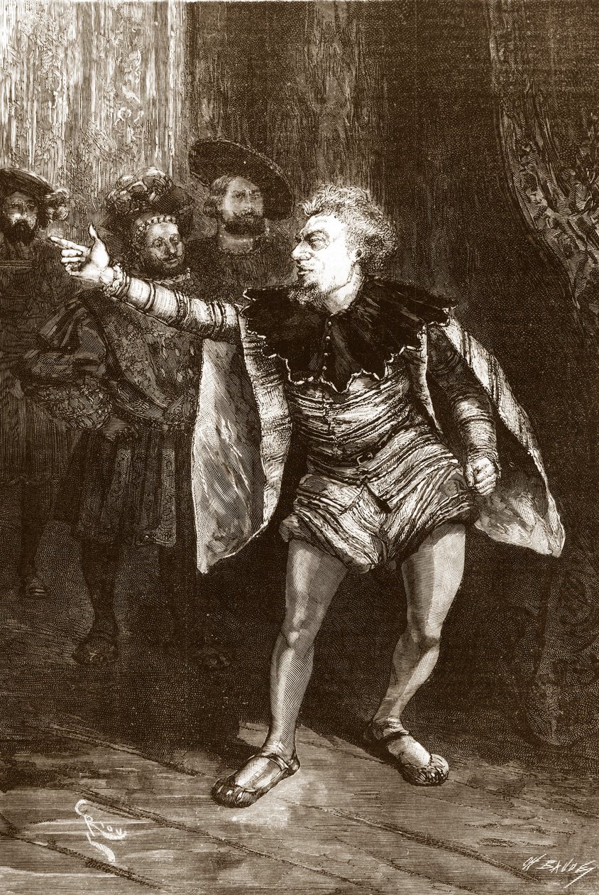 Illustration pour la pièce de théâtre "Le Roi s