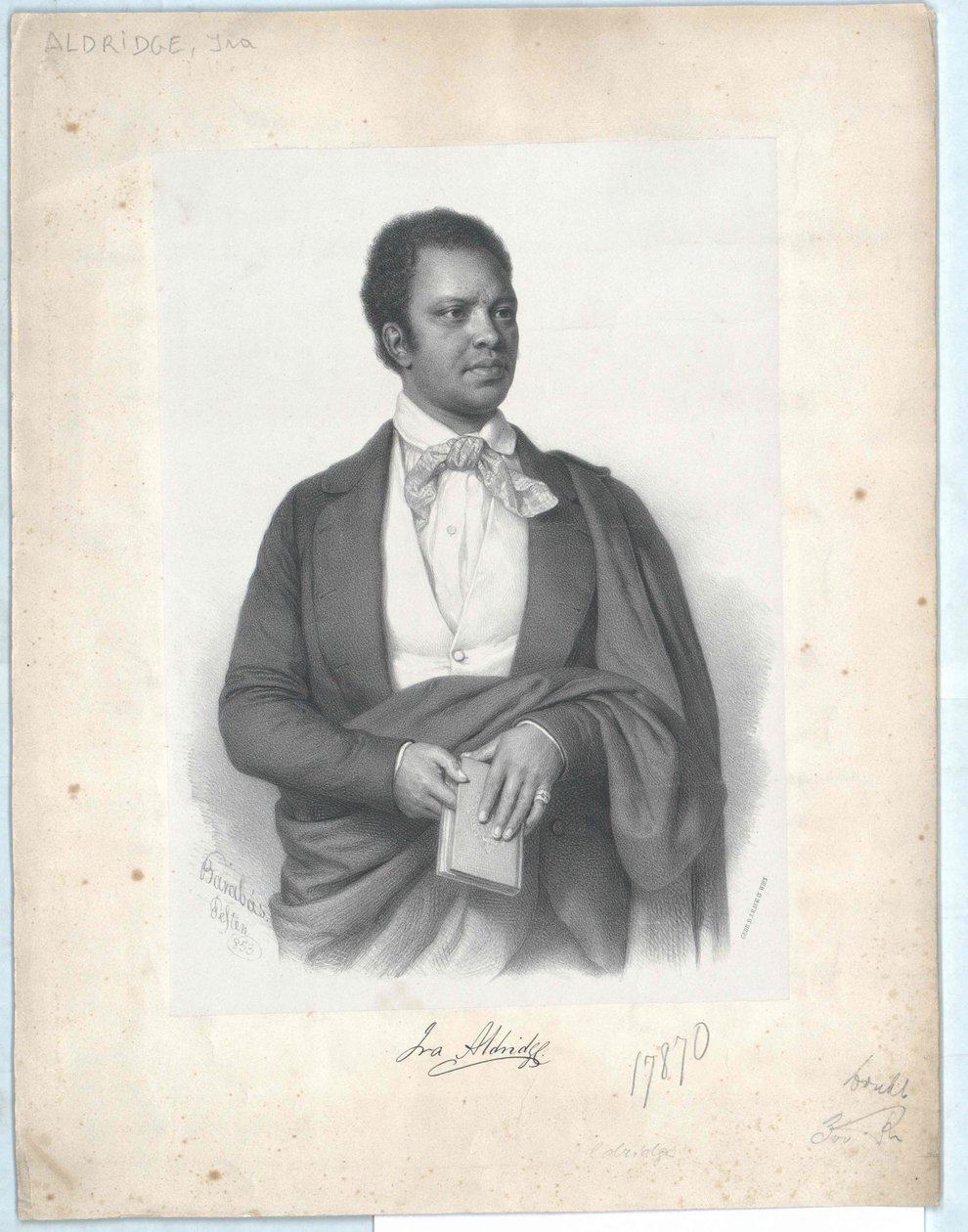 Ira Frederick Aldridge - Artist Unknown