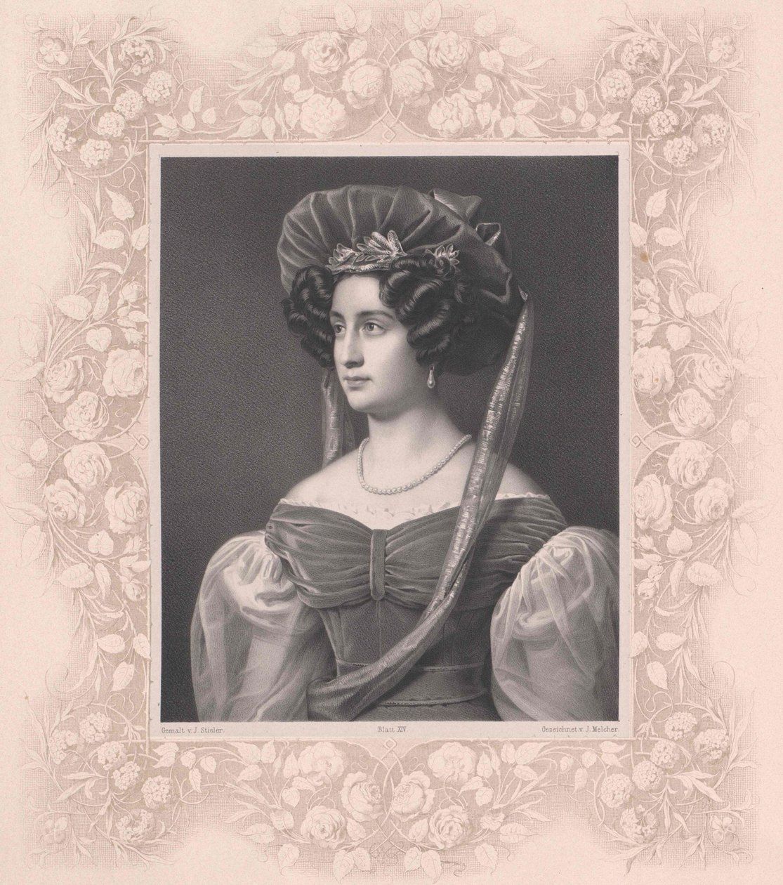 Isabella Comtesse de Tauffkirchen (impression) - Artist Unknown
