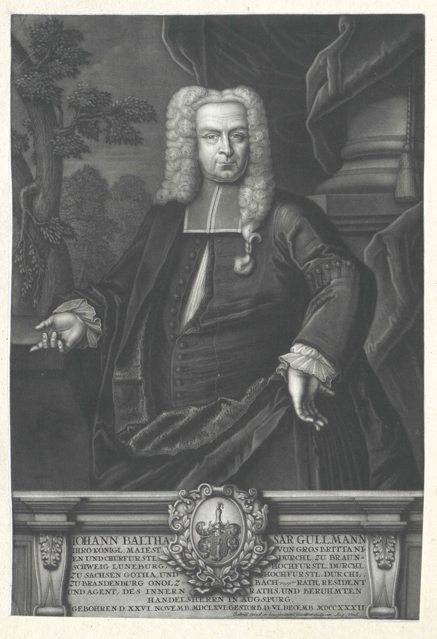 Monsieur Johann Balthazar Gullmann - Artist Unknown