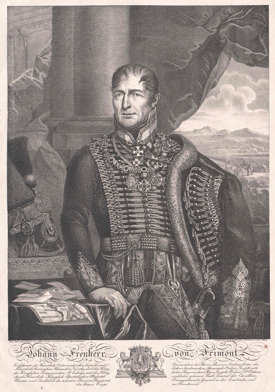 Johann count Frimont von Palota - Artist Unknown