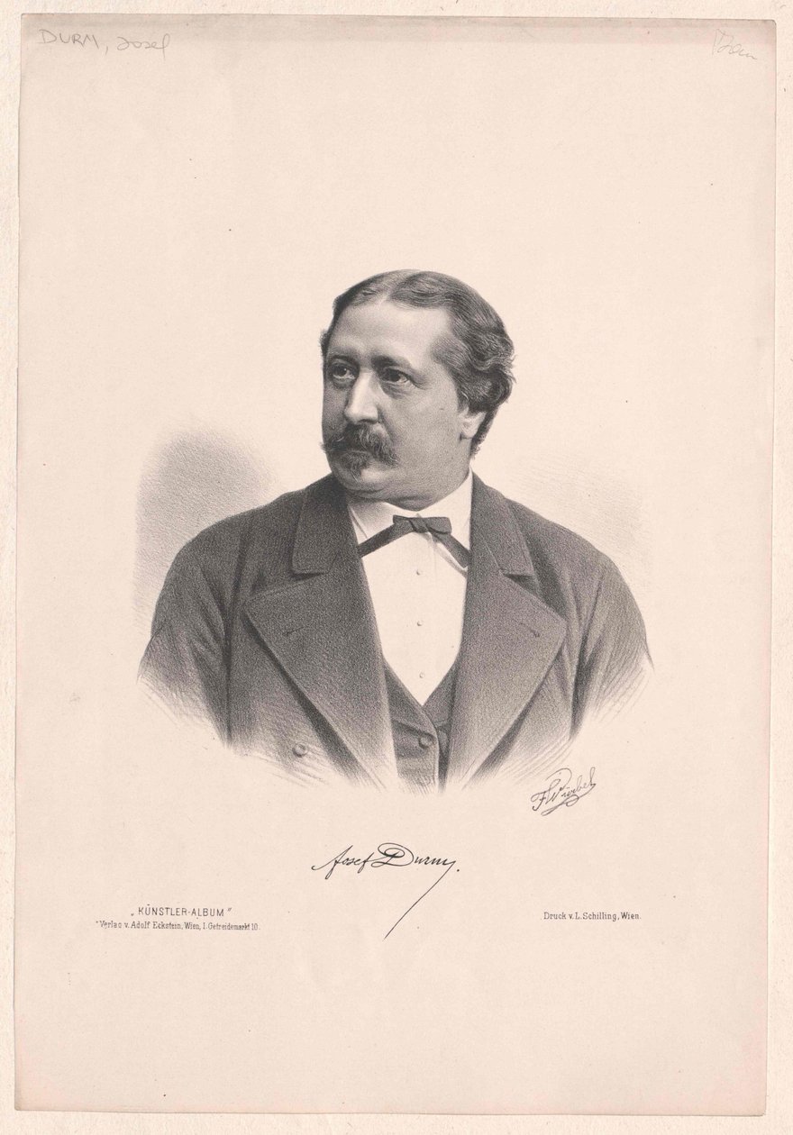 Joseph Durm (impression) - Artist Unknown