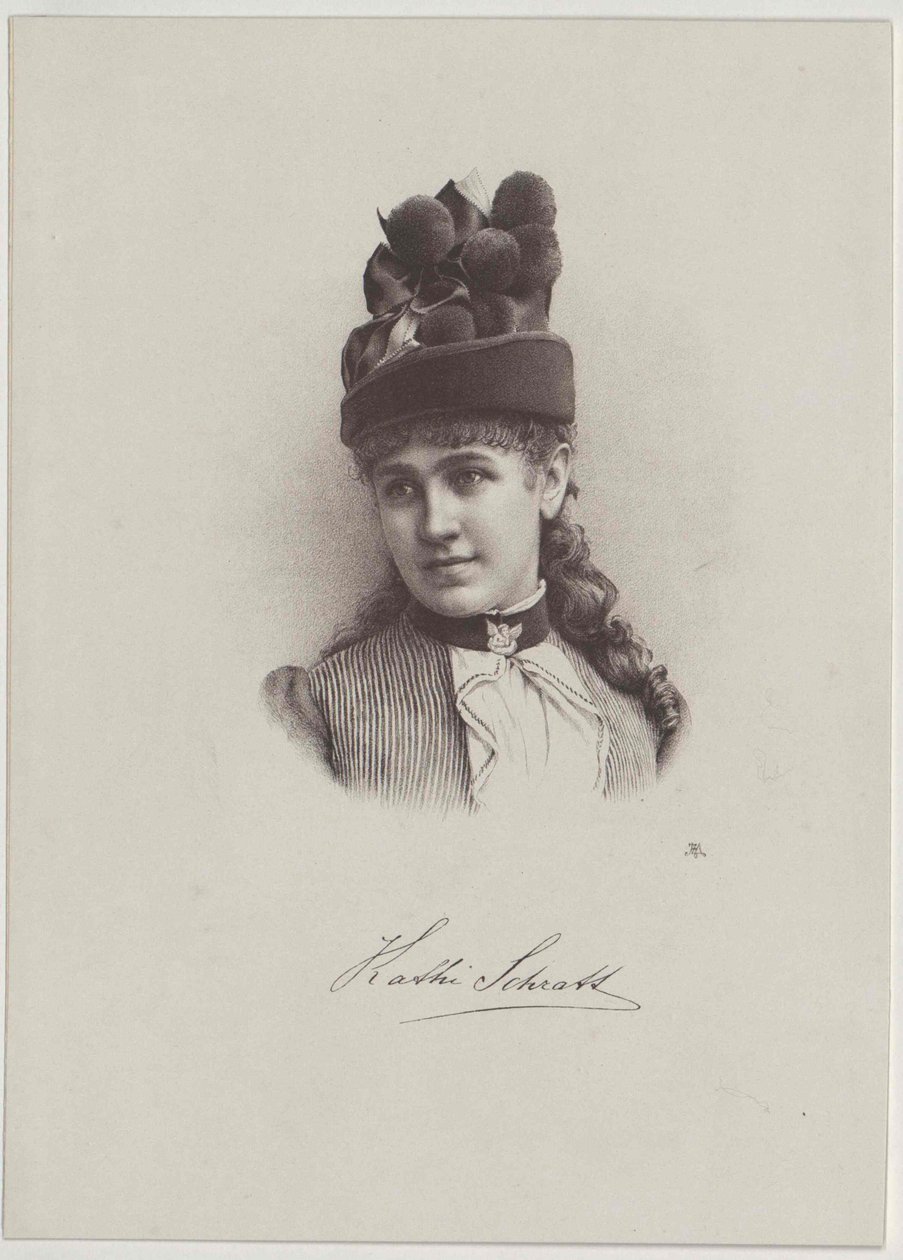 Katharina Schratt (impression) - Artist Unknown