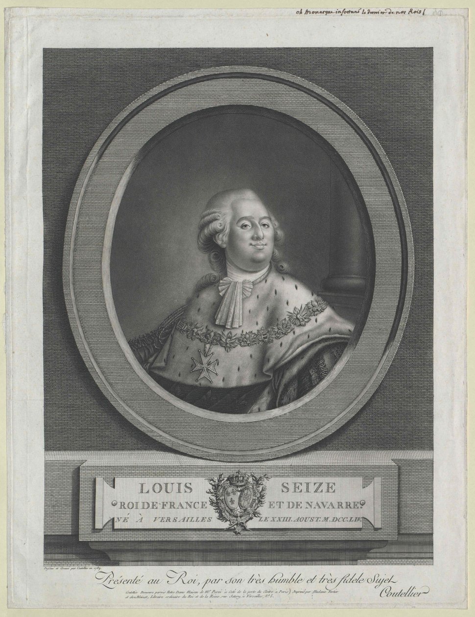 Roi de France Louis XVI - Artist Unknown