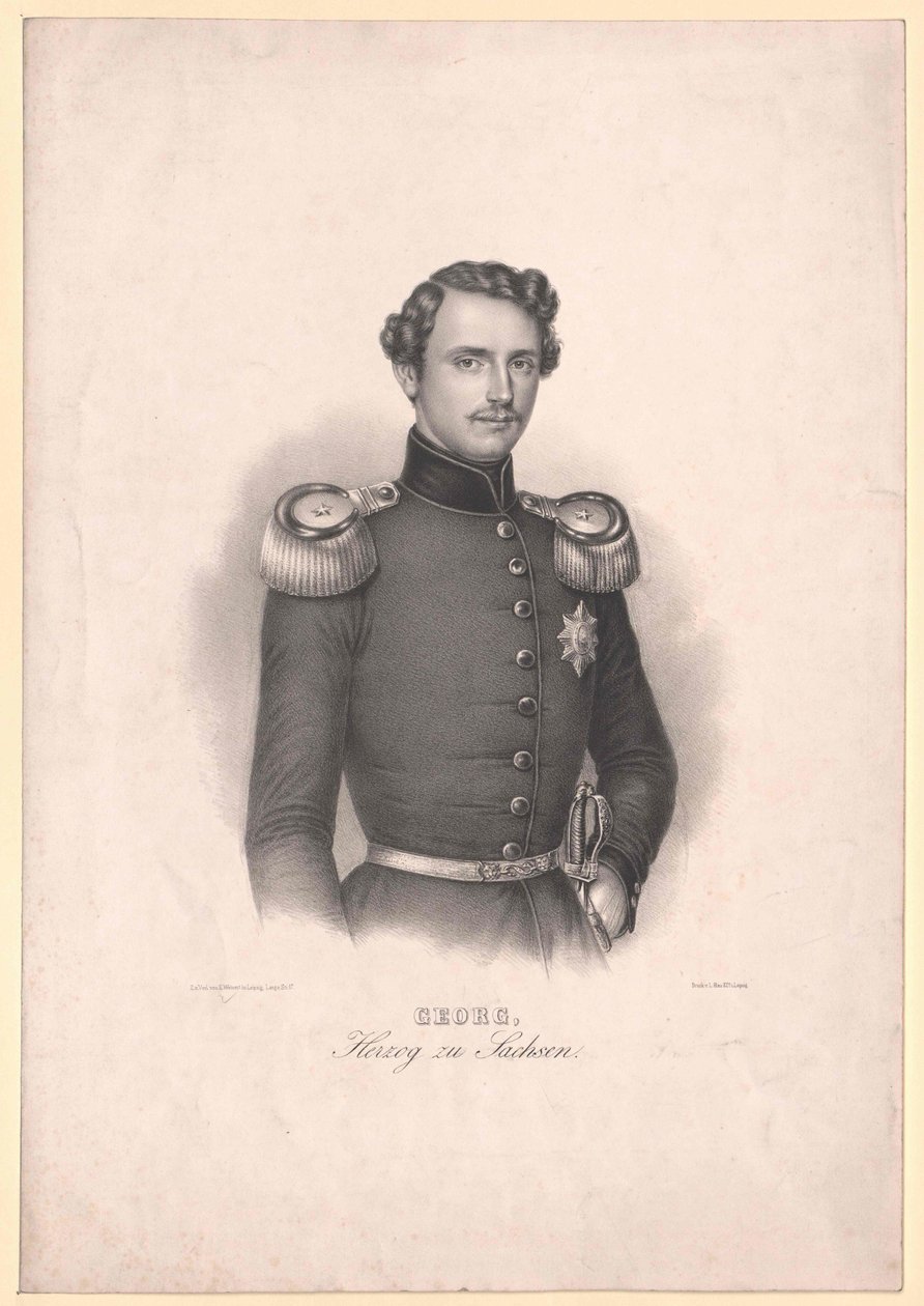 Roi de Saxe Georges - Artist Unknown