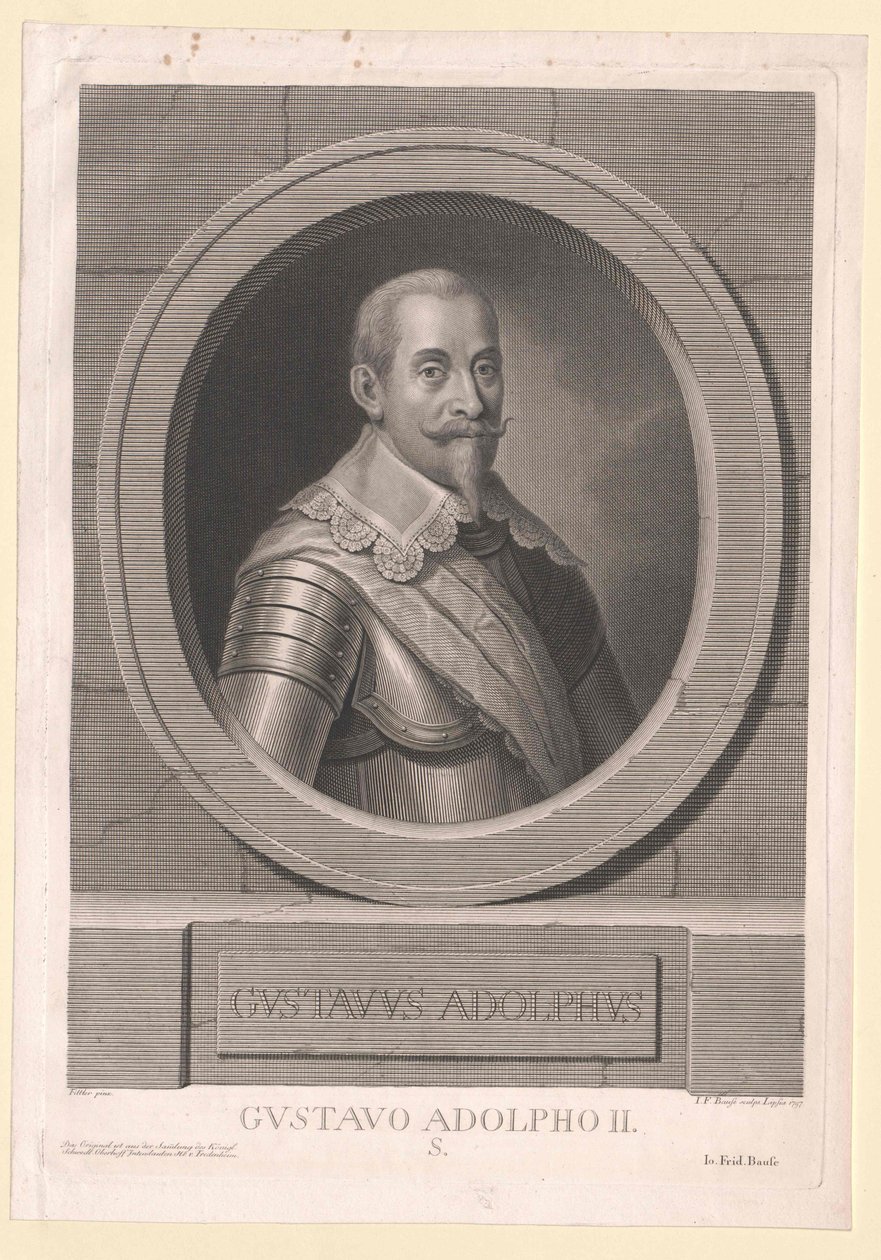 Roi de Suède Gustavus Adolphus de Suède - Artist Unknown