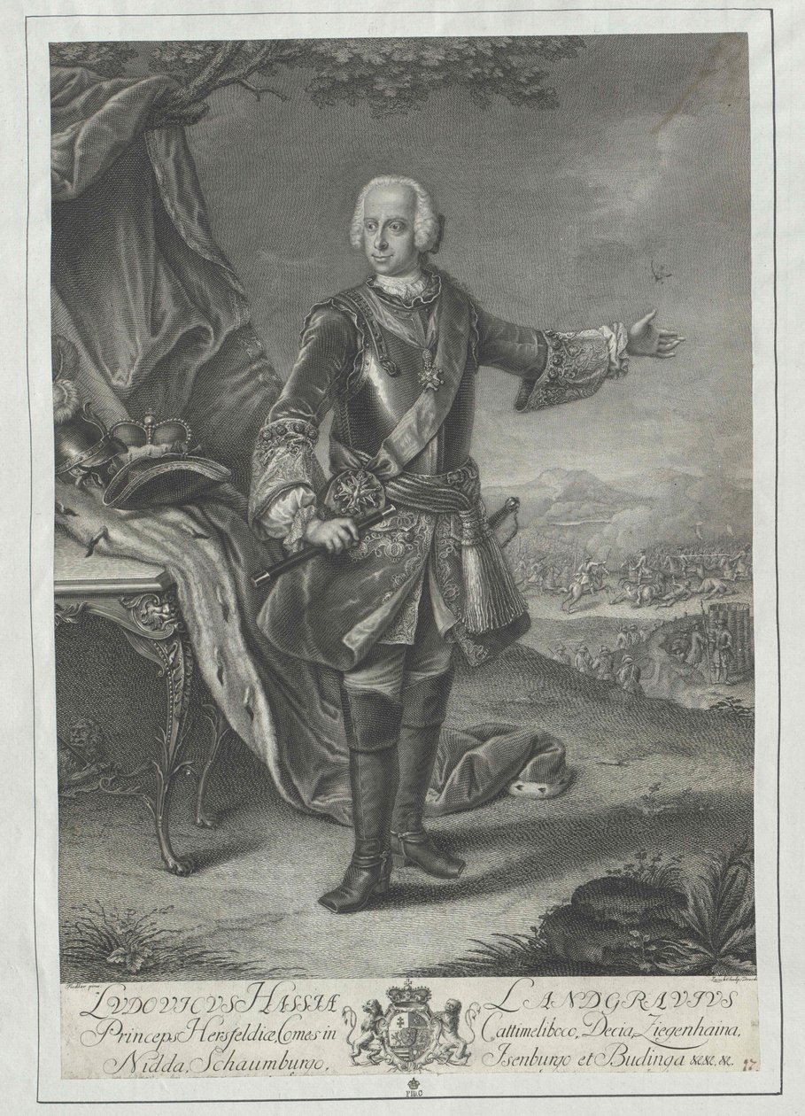 Landgrave de Hesse Louis VIII - Artist Unknown