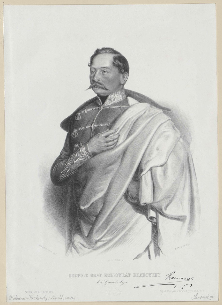 Comte Léopold Kolovrat Kraków - Artist Unknown
