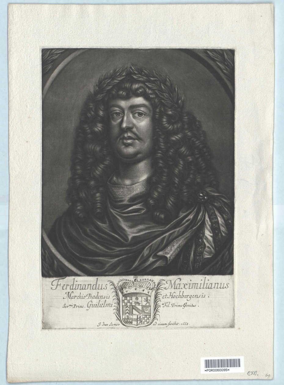 Margrave de Baden-Baden Ferdinand Maximilien - Artist Unknown
