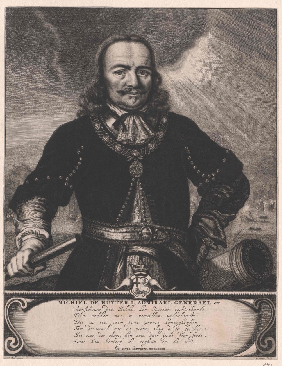 Michiel Adriaanszoon Ruyter - Artist Unknown