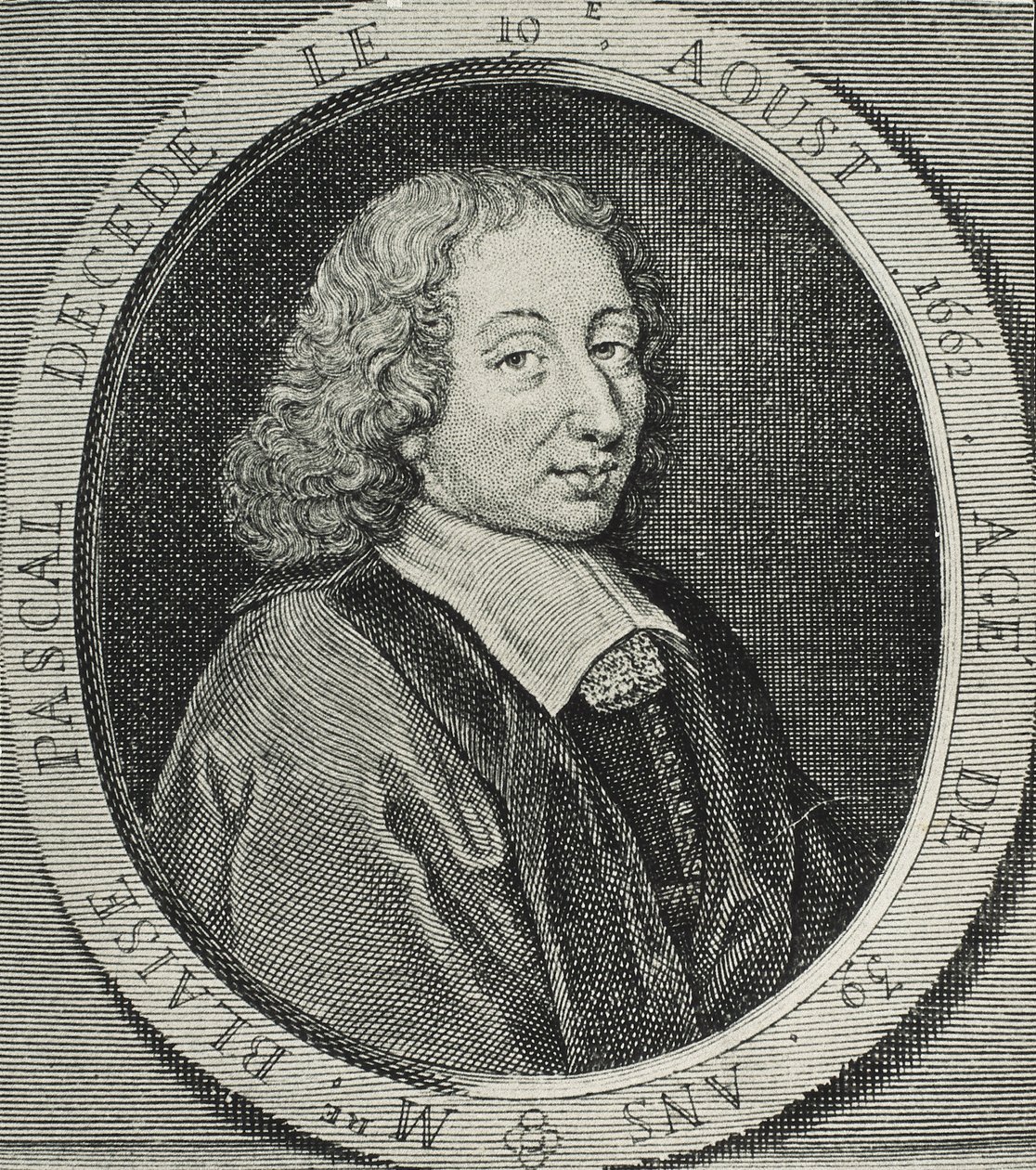 PASCAL, Blaise (1623-1662). Mathématicien, physicien et philosophe français. Gravure - Artist Unknown