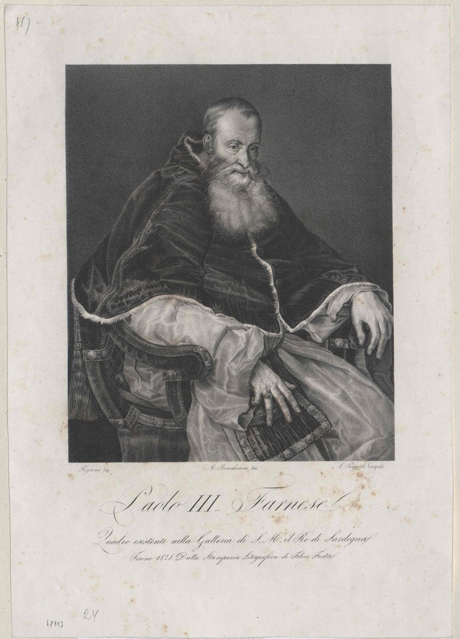 Pape Paul III - Artist Unknown