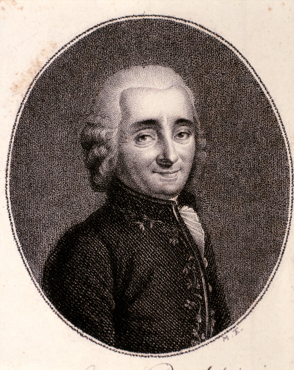 Portrait de Luigi Ridolfo Boccherini (eau-forte) - Artist Unknown