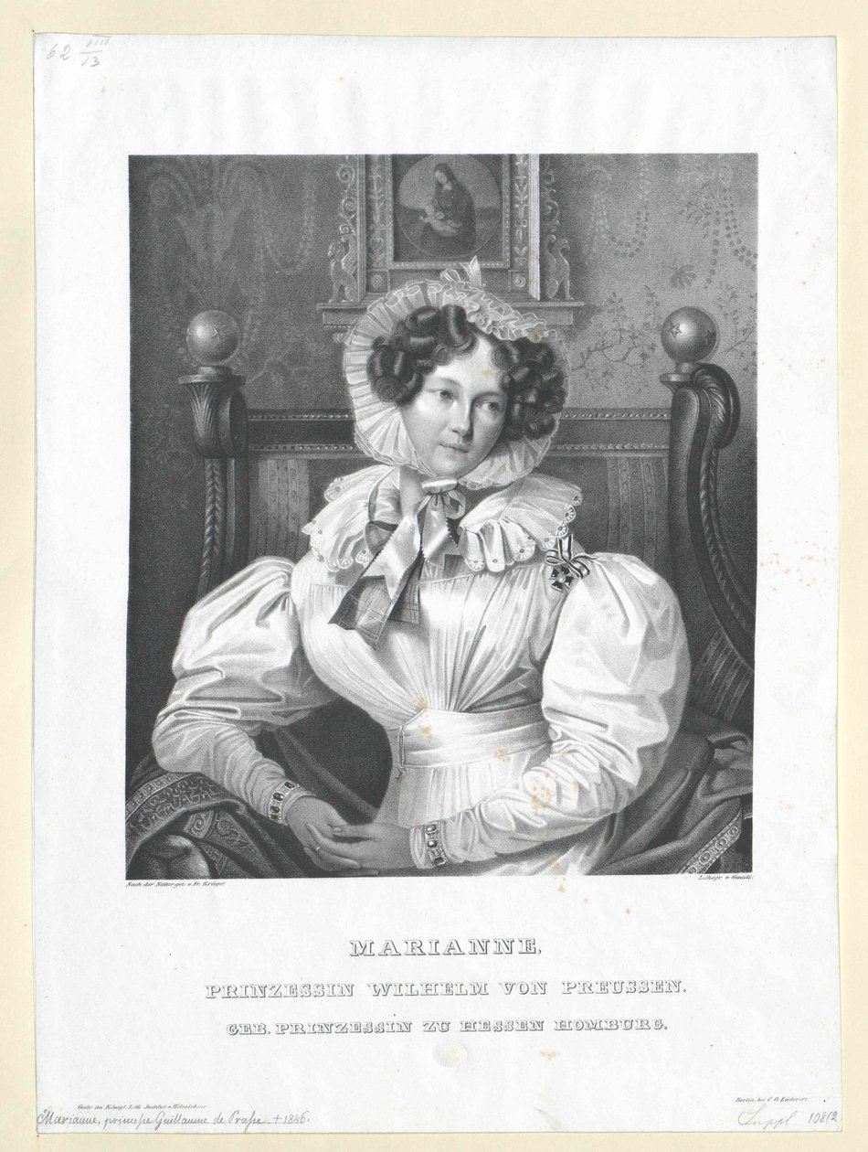 Princesse de Hesse-Hombourg Maria Anne - Artist Unknown