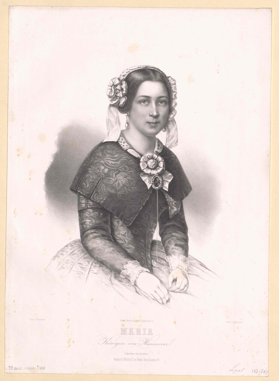 Princesse de Saxe Altenburg Marie - Artist Unknown