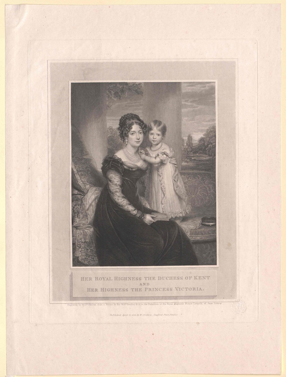 Princesse de Saxe Cobourg-Saalfeld Victoria - Artist Unknown