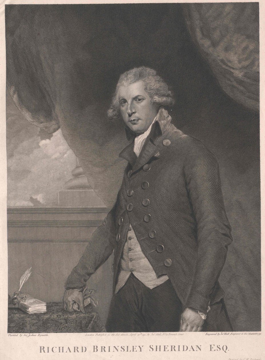 Richard Brinsley Sheridan - Artist Unknown