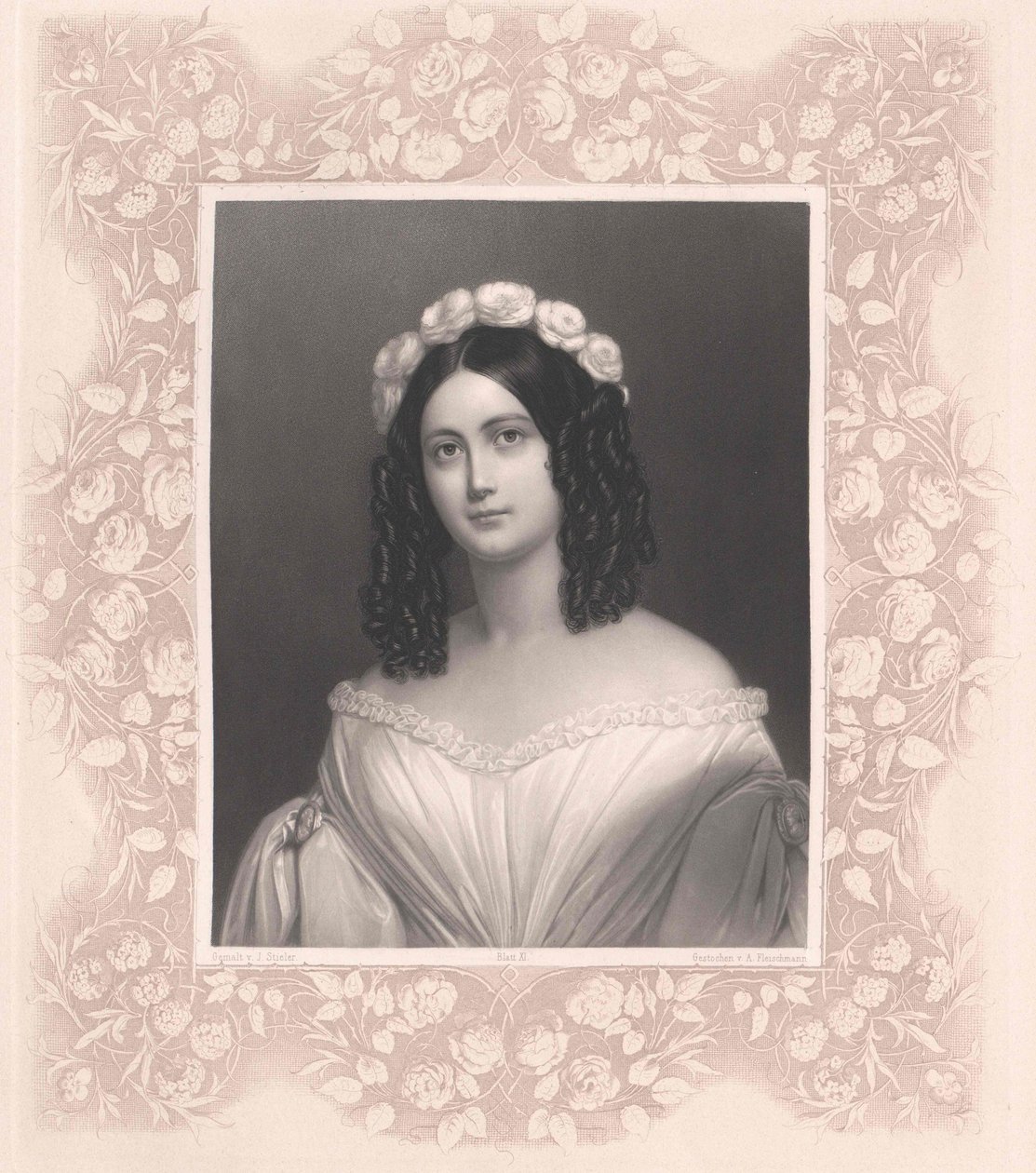 Rosalie Julie von Wuellerstorf et Urbair (imprimé) - Artist Unknown