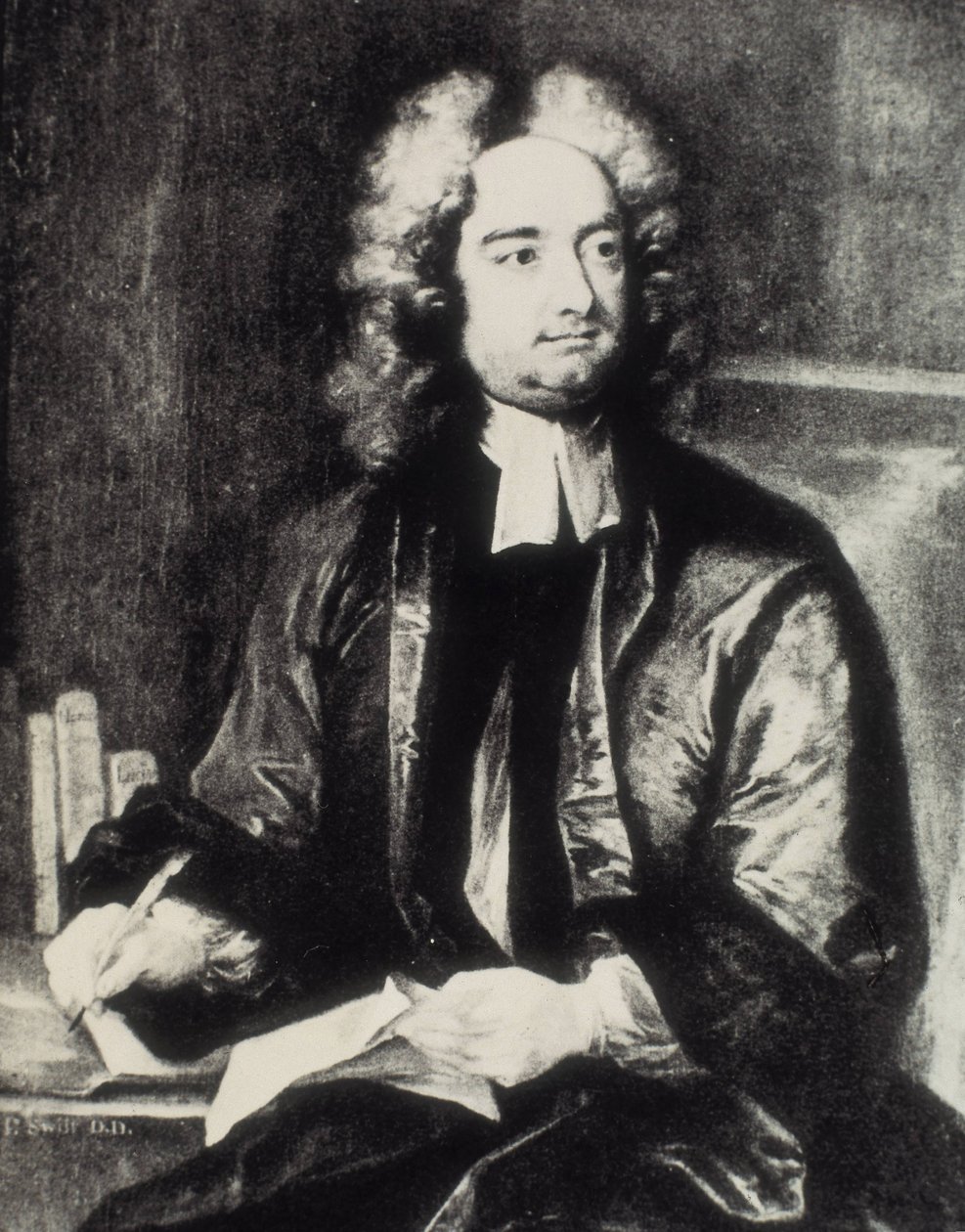 SWIFT, Jonathan (1667-1745). Clergé irlandais et écrivain satirique. Portrait en tant que doyen de la cathédrale Saint-Patrick de Dublin d