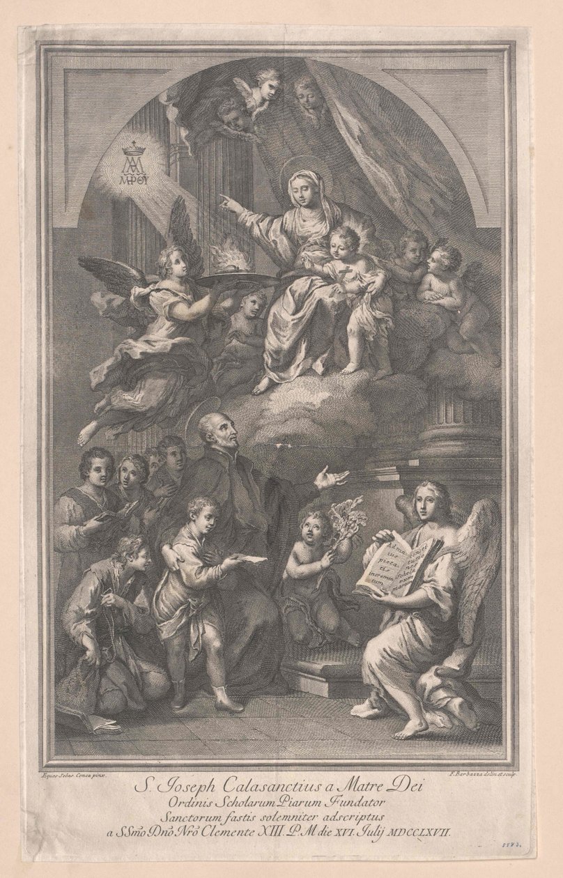 Saint Joseph de Calasanz - Artist Unknown