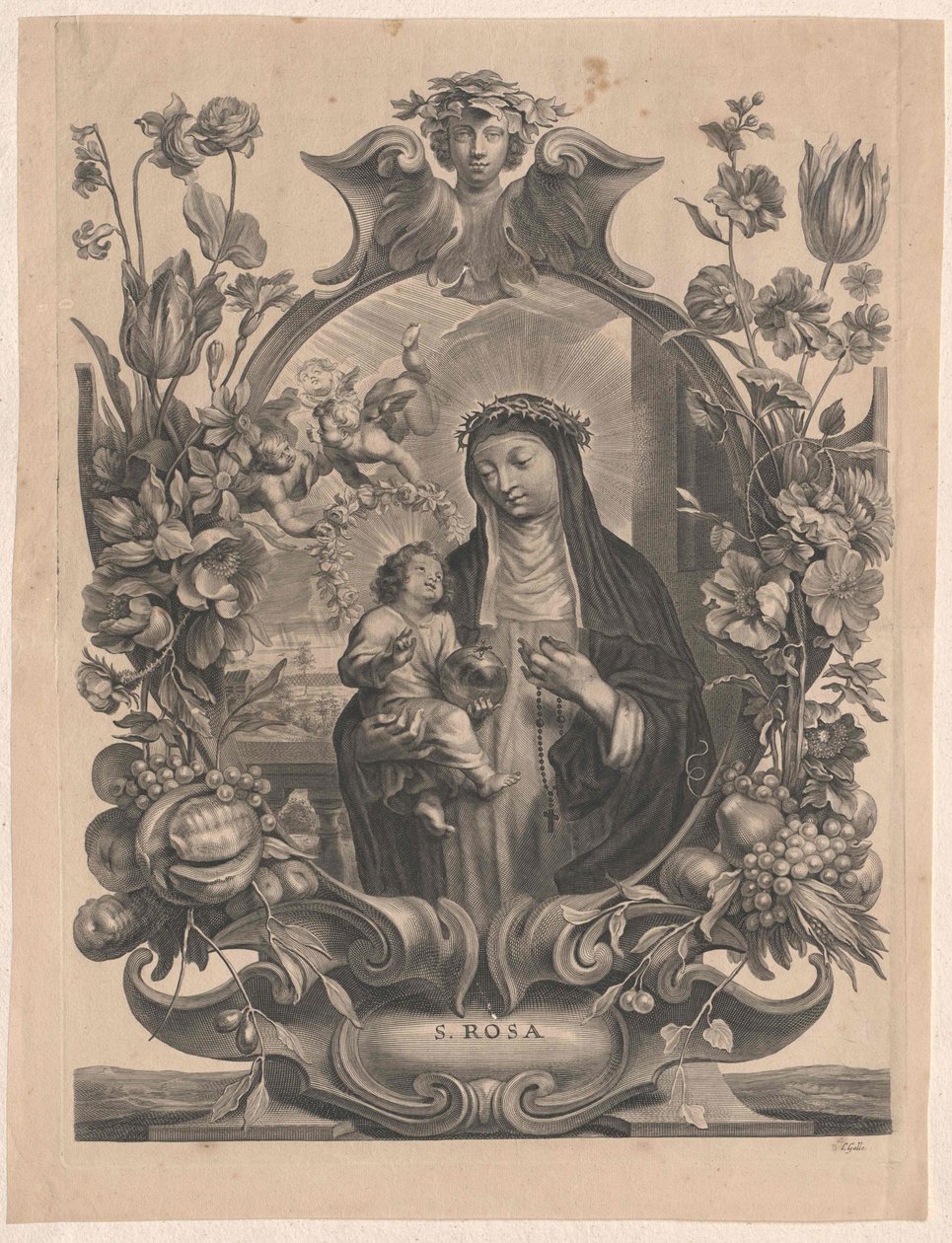 Sainte Rosa de Lima - Artist Unknown