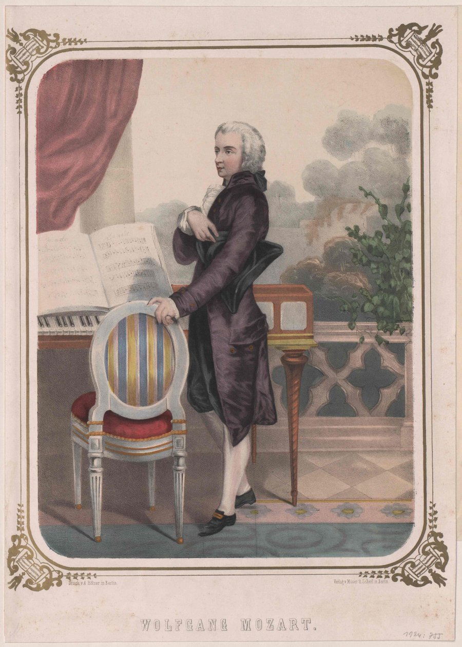Wolfgang Amadeus Mozart - Artist Unknown