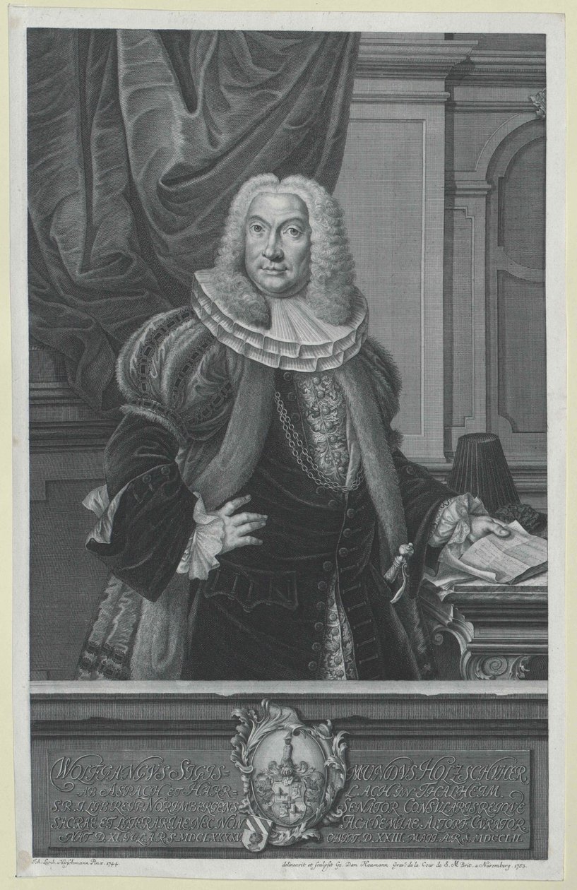 Wolfgang Sigismund Holzschuher - Artist Unknown