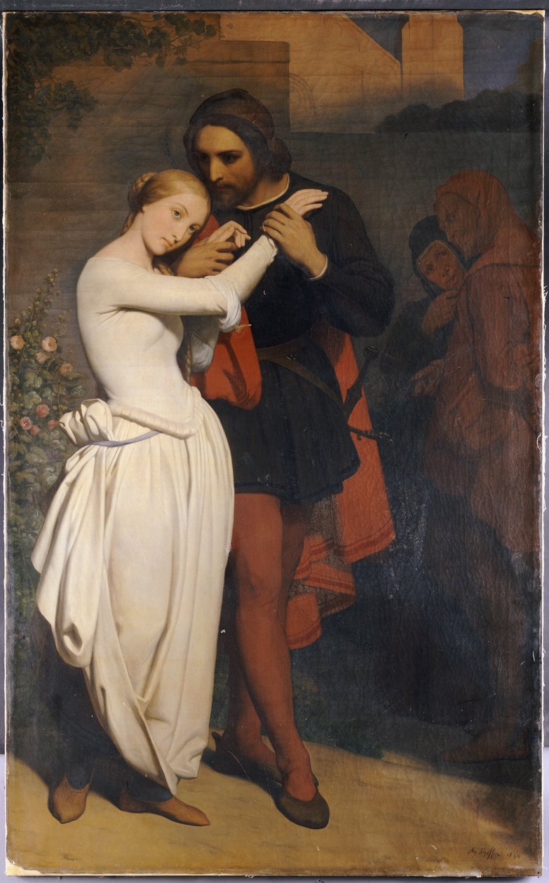 Faust et Marguerite dans le jardin, 1846 - Ary Scheffer