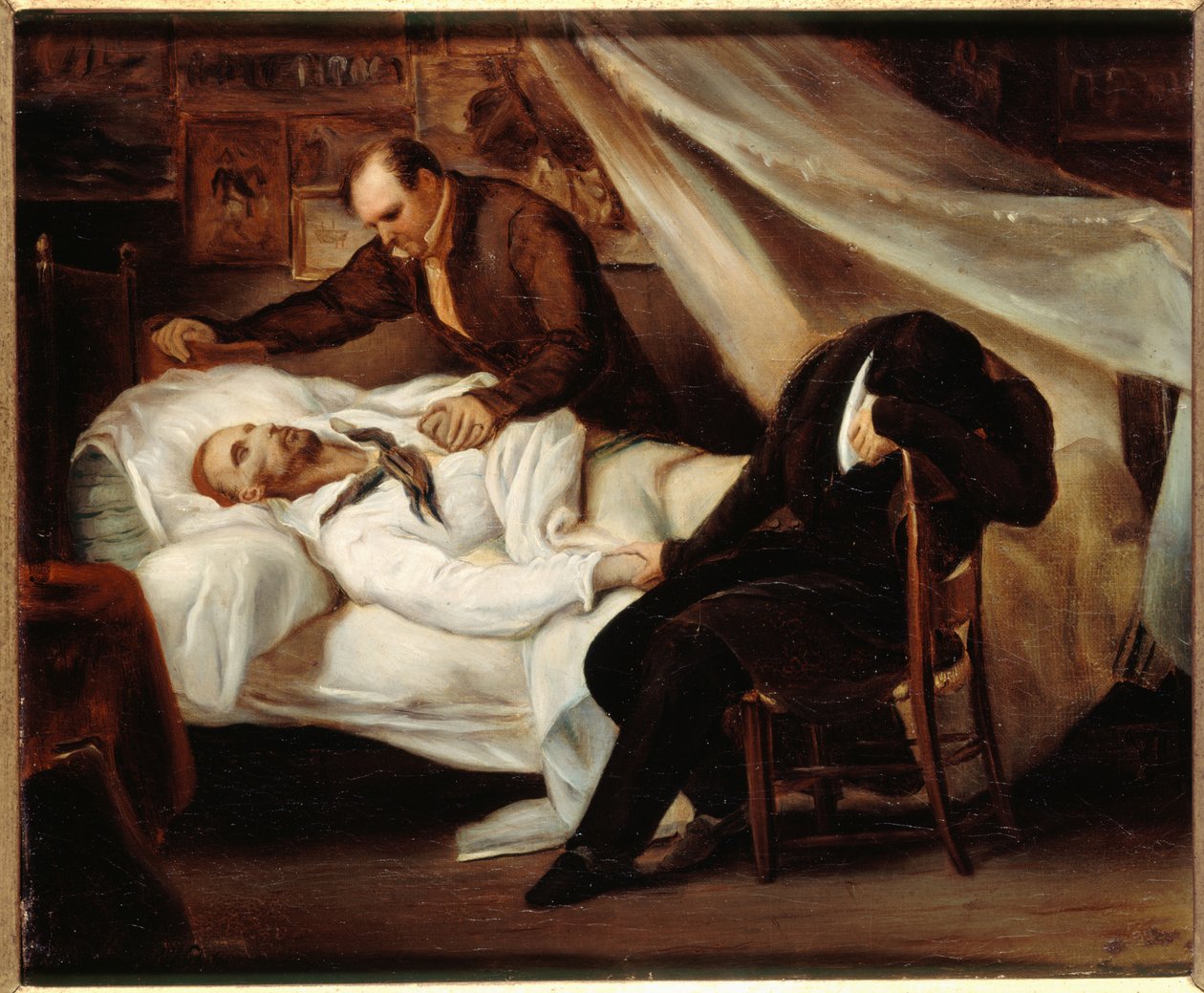 La Mort de Géricault - Ary Scheffer