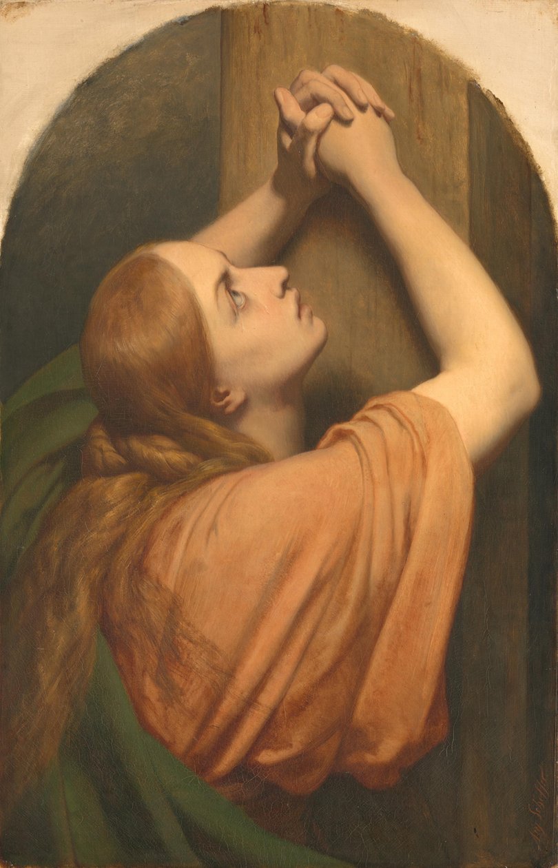 Marie-Madeleine au pied de la croix - Ary Scheffer