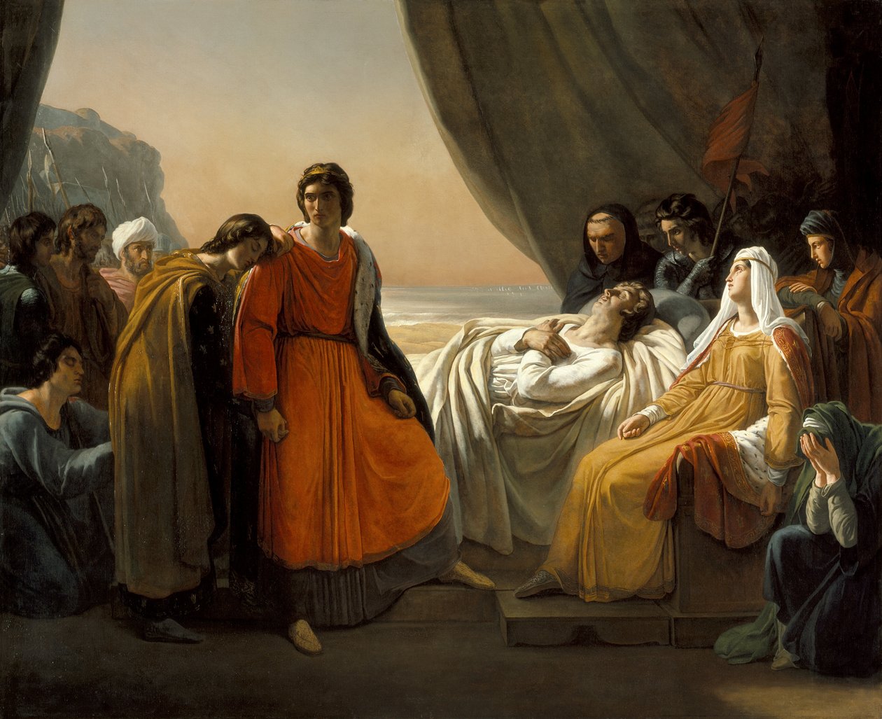 La mort de Saint Louis - Ary Scheffer