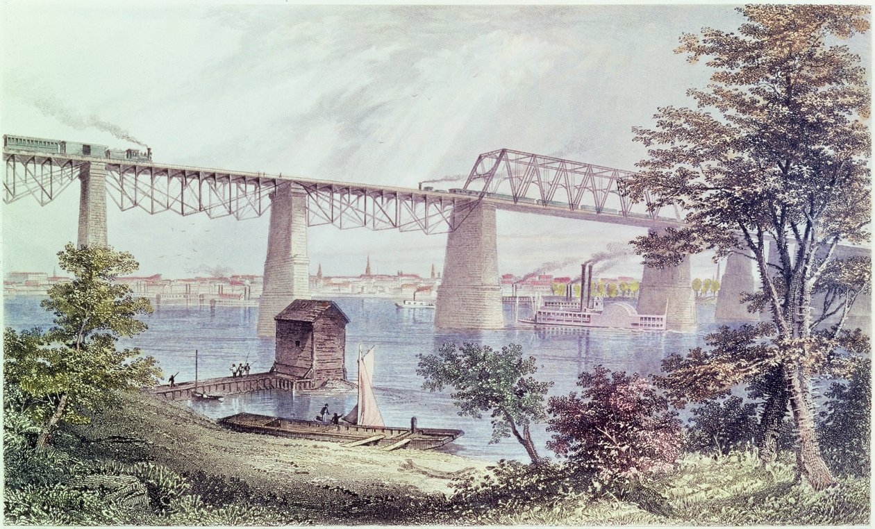 Vue de Louisville - Asa Coolidge Warren