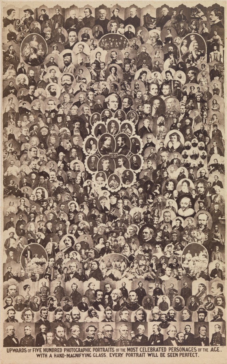 Plus de cinq cents portraits photographiques des personnages les plus célèbres, ca. 1864 - Ashford Brothers and Co