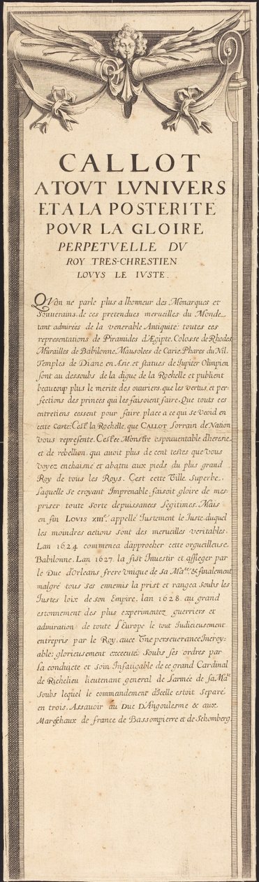 Le Siège de La Rochelle [plaque 4 de 16; ensemble comprend 1952.8.97-112] - Assistant of Jacques Callot