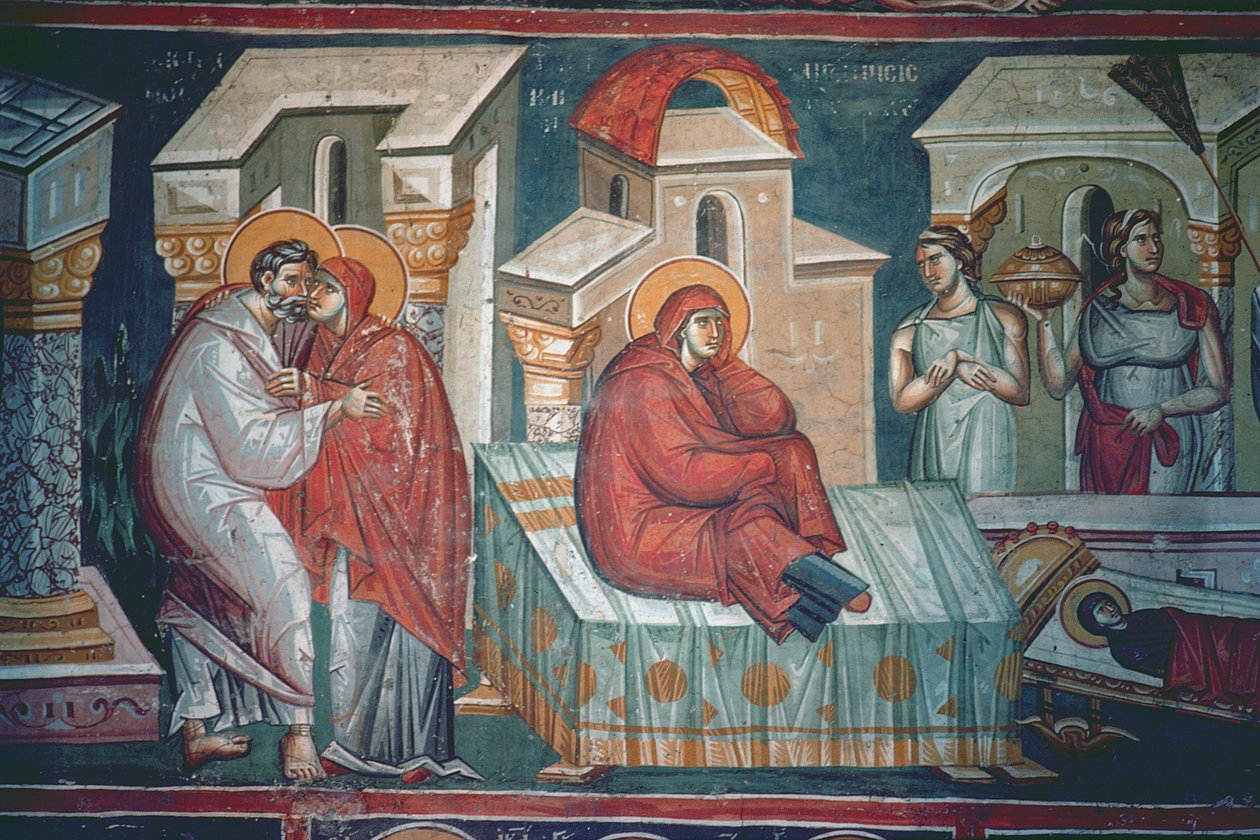 La Naissance de la Vierge - Astrapas and Eutychios