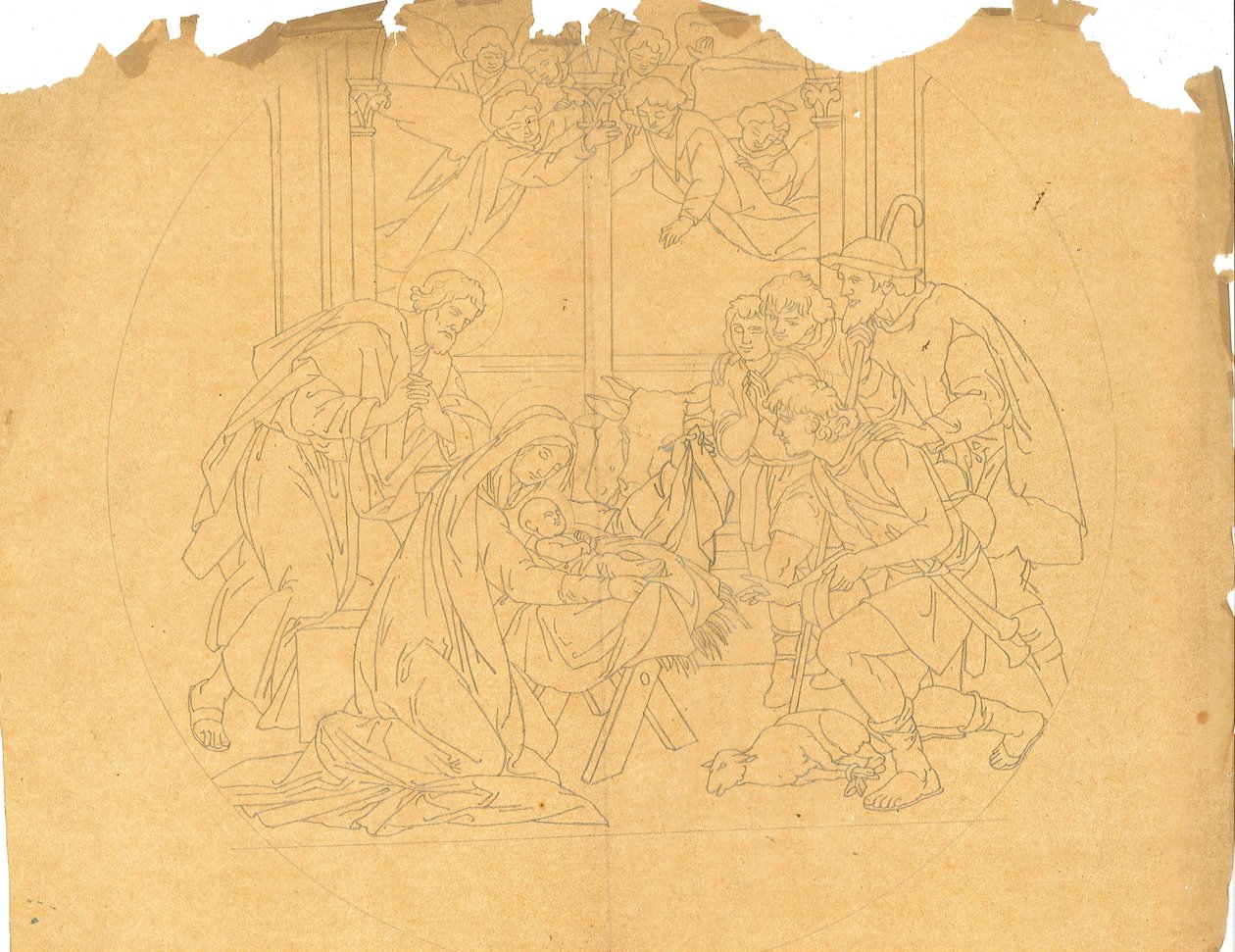 Conception pour une Adoration des bergers - Atelier Cuypers Stoltzenberg