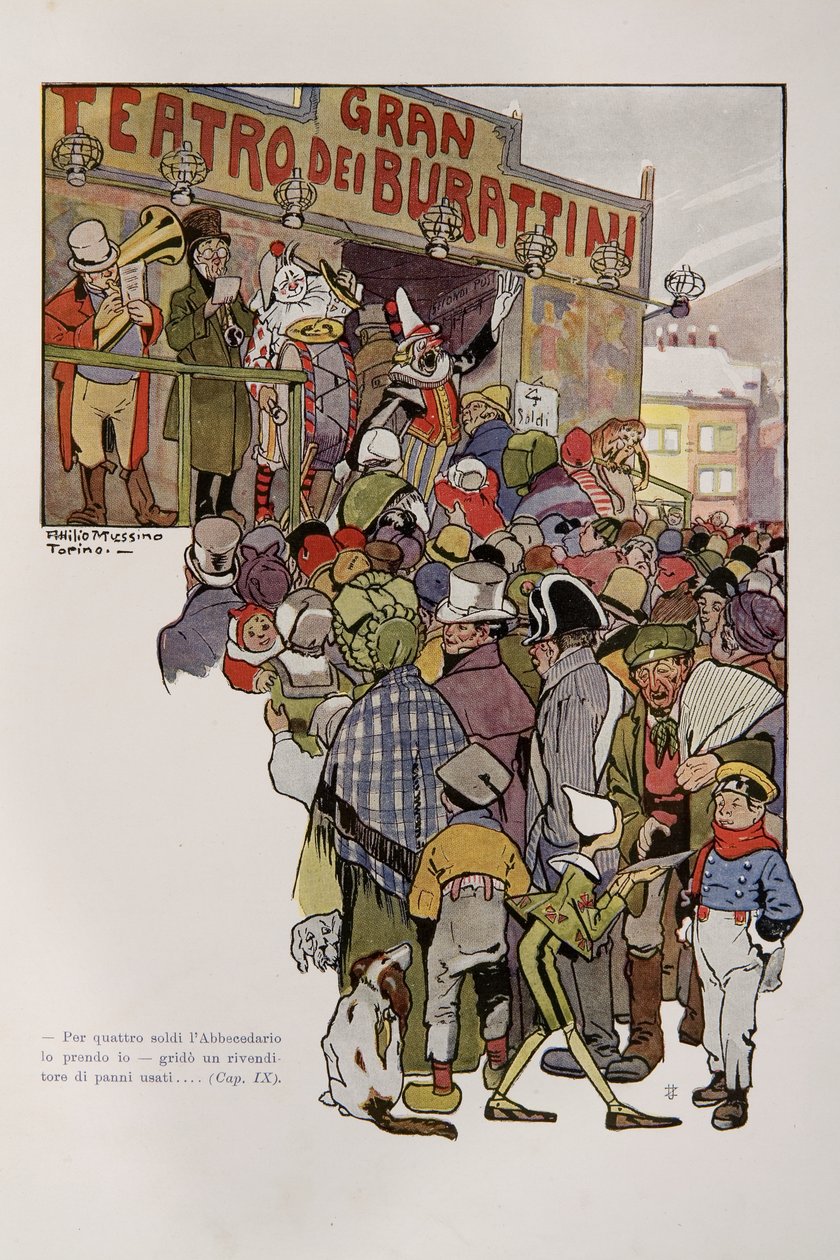 Illustration de Pinocchio - Attilio Mussino