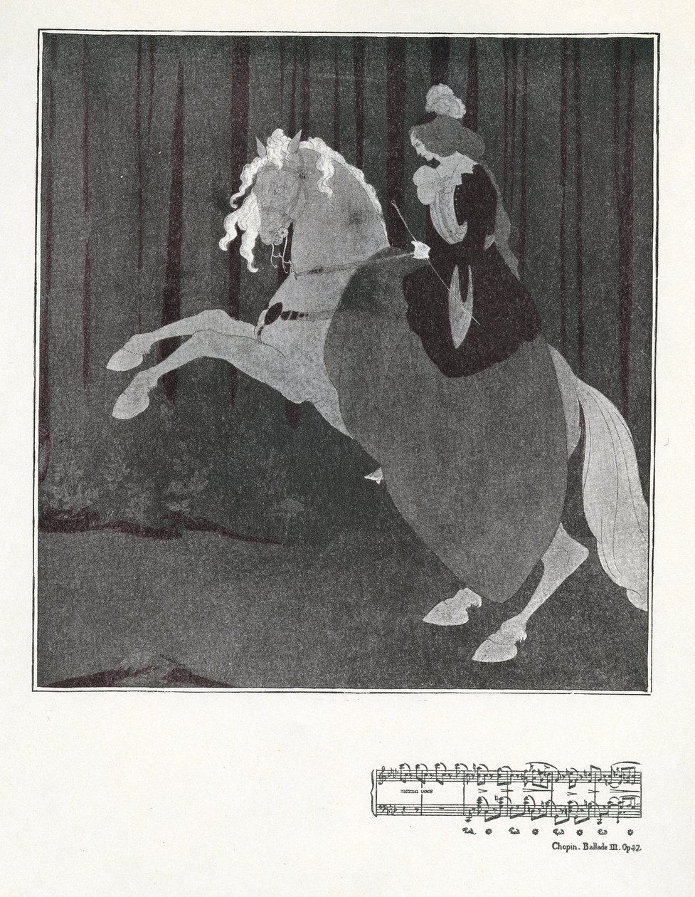 Chopin, Ballade III. Op.47 - Aubrey Beardsley