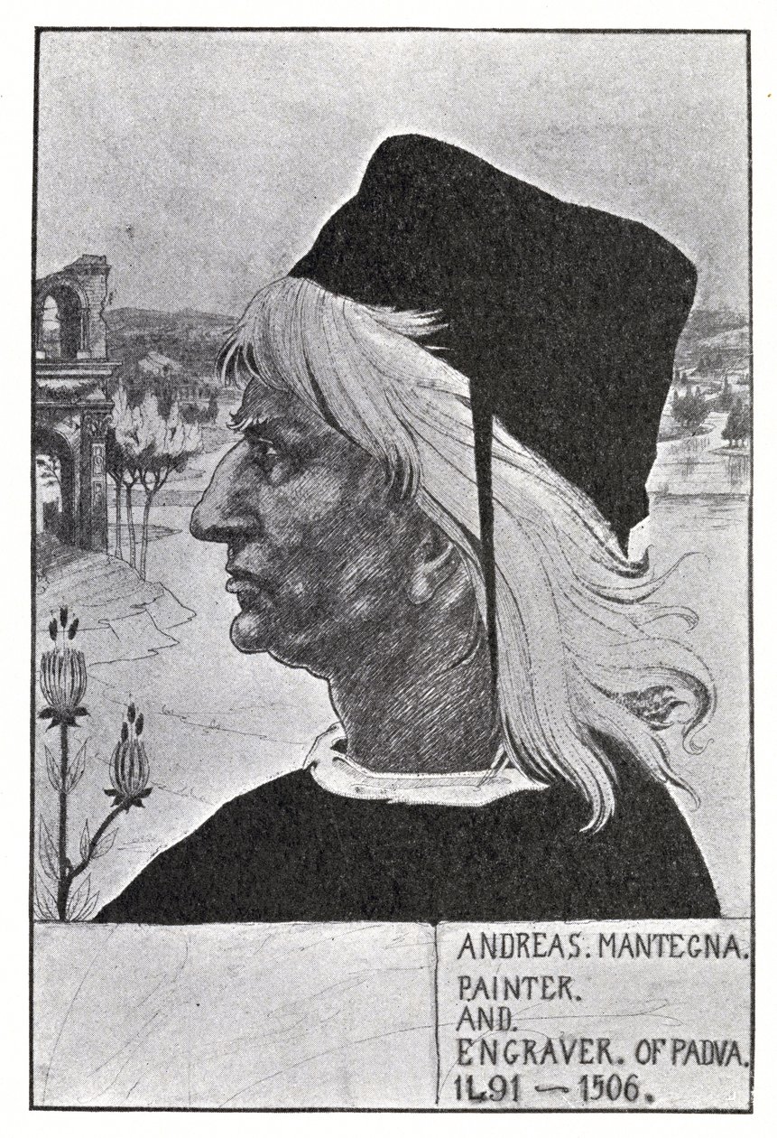 Portrait de Mantegna, 1899 - Aubrey Beardsley