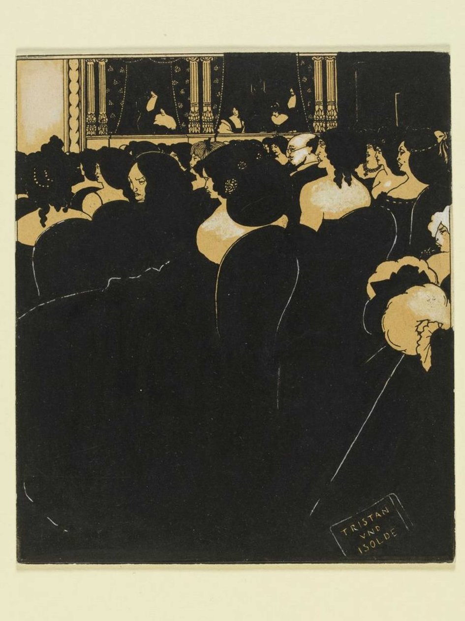 Les Wagnerites, 1894 - Aubrey Beardsley