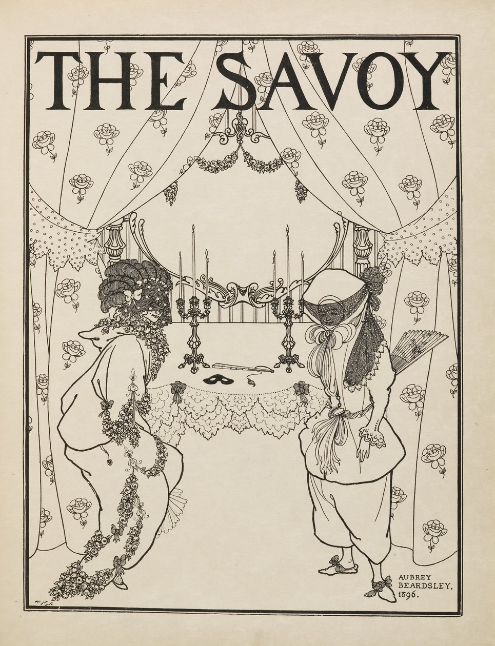 Page de titre pour le n°1 de "The Savoy" d