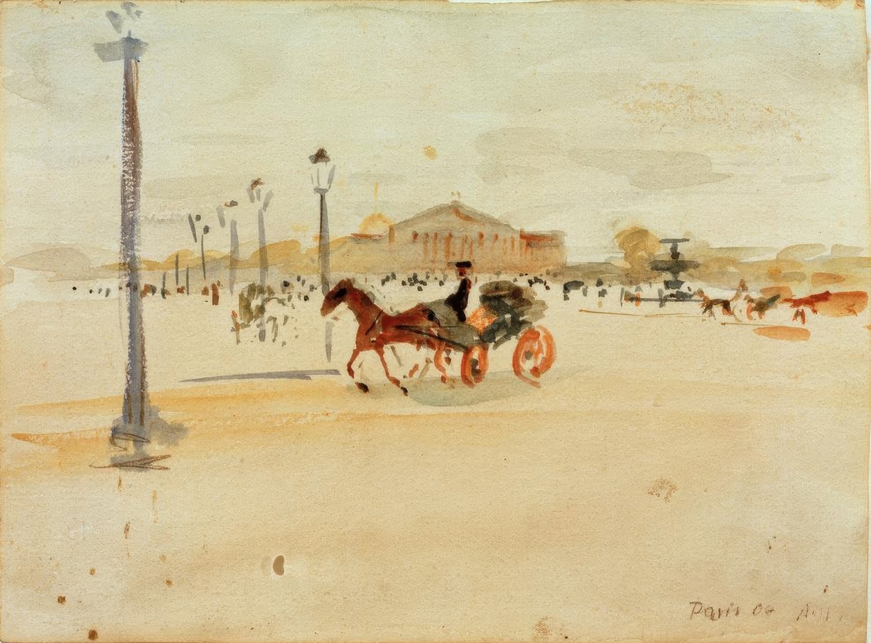 Place de la Concorde à Paris - August Macke