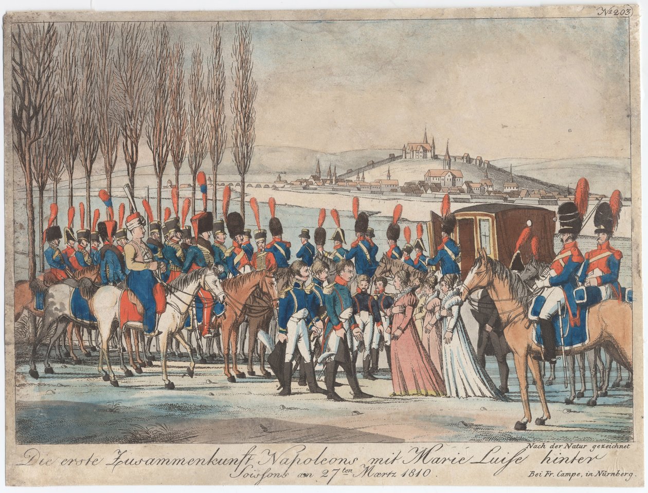 Napoléon présentant l